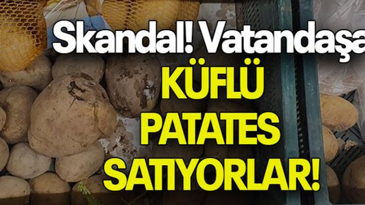 Skandal! Vatandaşa KÜFLÜ PATATES SATIYORLAR!